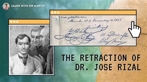 did rizal retract|Jose Rizal's Retraction Controversy .